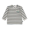 Feetje Babykleding Longsleeve rib met streep Beep Beep Zeegroen Feetje Babykleding Longsleeve rib met streep Beep Beep Zeegroen