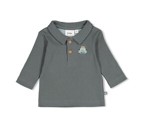 Feetje Babykleding Polo rib Beep Beep Zeegroen Feetje Babykleding Polo rib Beep Beep Zeegroen