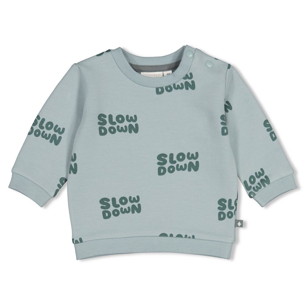 Feetje Babykleding Sweater   Beep Beep Mint