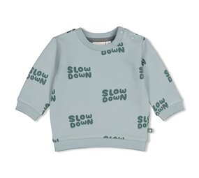 Feetje Babykleding Sweater   Beep Beep Mint