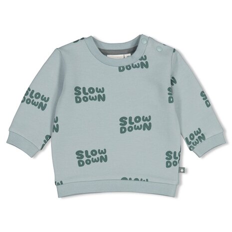 Feetje Babykleding Sweater   Beep Beep Mint