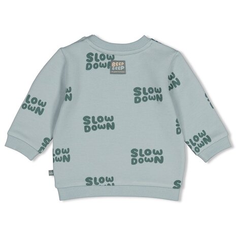 Feetje Babykleding Sweater   Beep Beep Mint