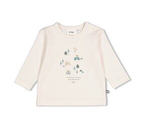 Feetje Babykleding Longsleeve  Beep Beep Offwhite