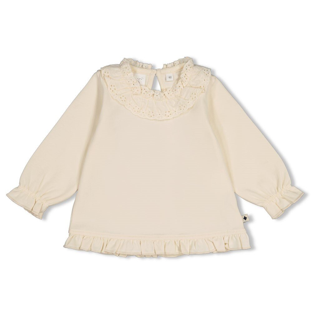 Feetje Babykleding Longsleeve met kraag  Winter Denims Offwhite