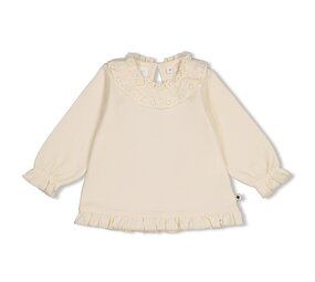 Feetje Babykleding Longsleeve met kraag  Winter Denims Offwhite