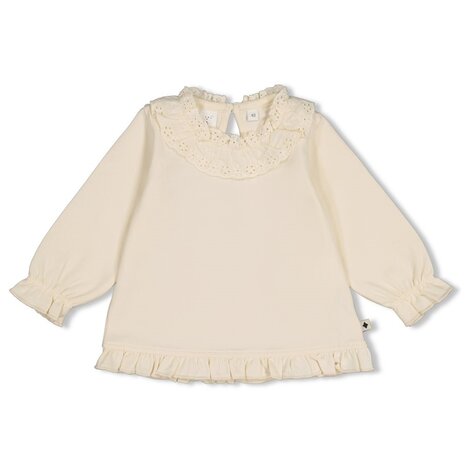 Feetje Babykleding Longsleeve met kraag  Winter Denims Offwhite