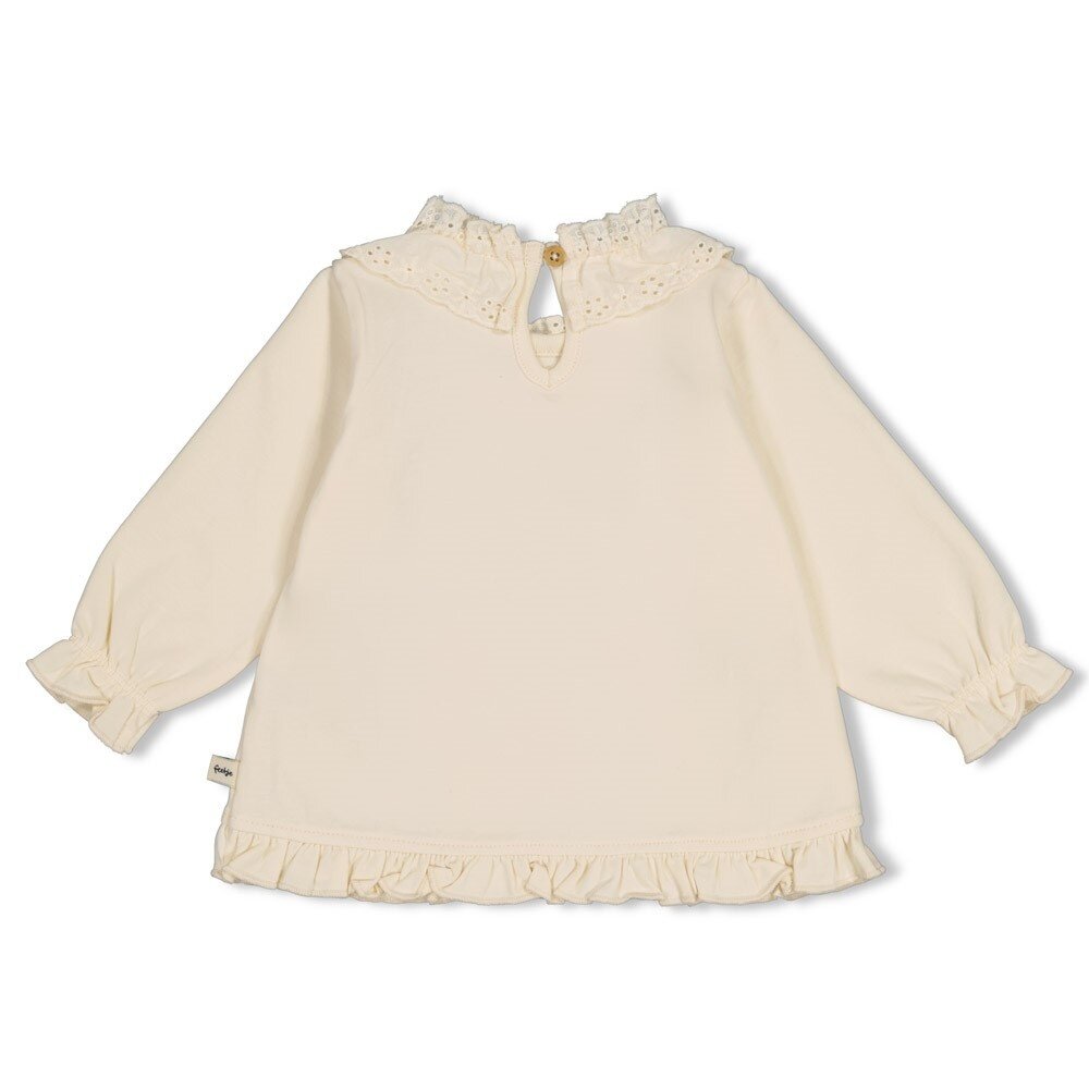 Feetje Babykleding Longsleeve met kraag  Winter Denims Offwhite