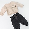 Feetje Babykleding Broek denim met borduurdsels  Winter Denims Antraciet