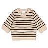 Feetje Babykleding Sweater gebreid streep  Winter Denims Taupe