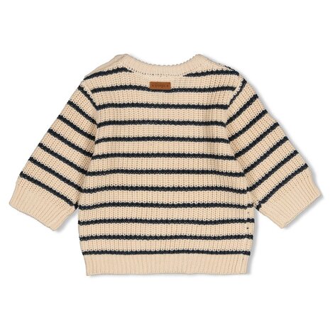 Feetje Babykleding Sweater gebreid streep  Winter Denims Taupe