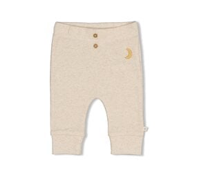 Feetje Babykleding Broek rib  Over the Moon for You Offwhite melange