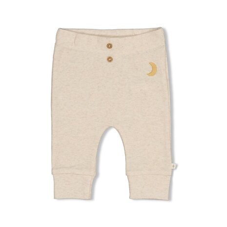 Feetje Babykleding Broek rib Over the Moon for You Offwhite melange Feetje Babykleding Broek rib Over the Moon for You Offwhite melange