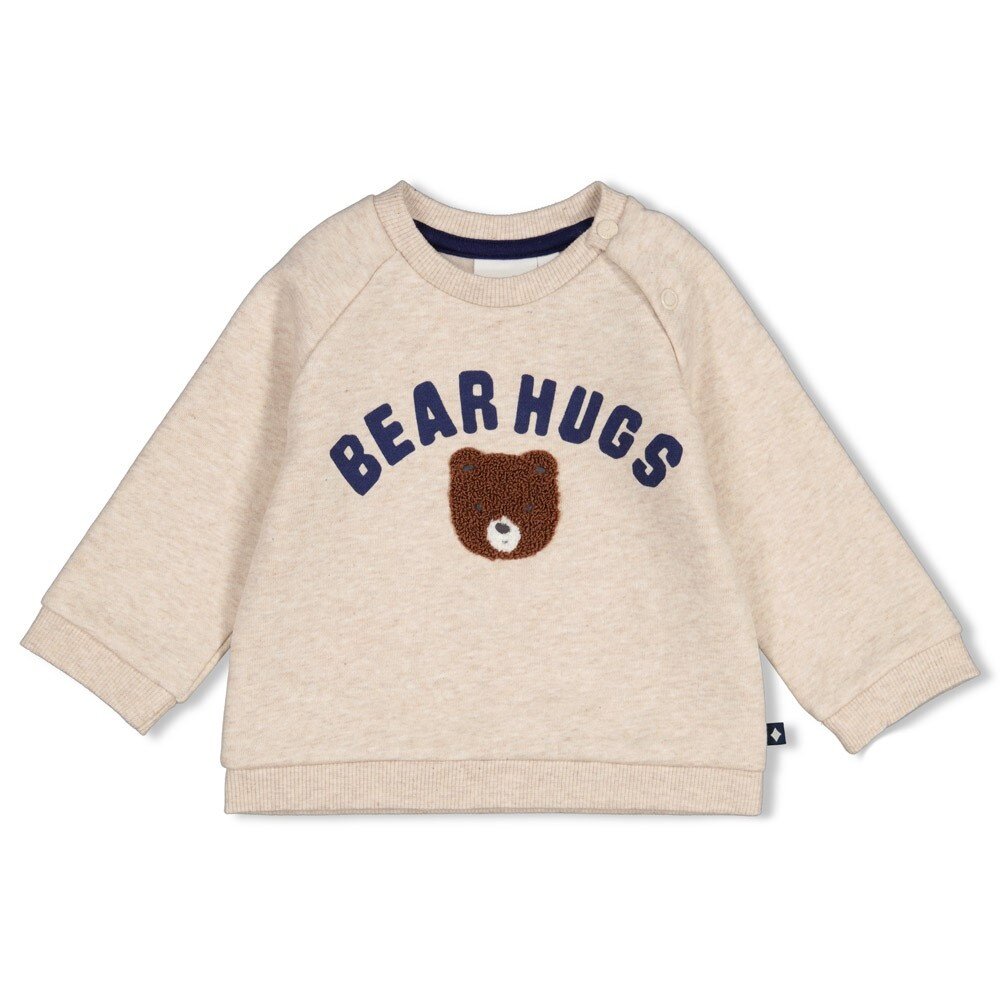 Feetje Babykleding Sweater Winter Denims Taupe melange Feetje Babykleding Sweater Winter Denims Taupe melange