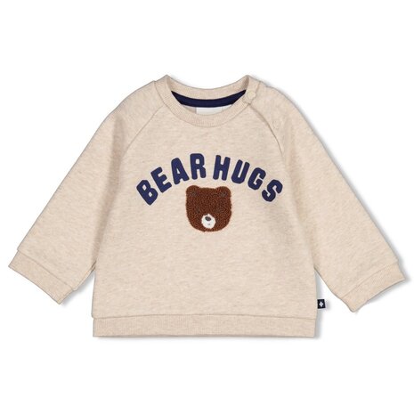 Feetje Babykleding Sweater Winter Denims Taupe melange Feetje Babykleding Sweater Winter Denims Taupe melange