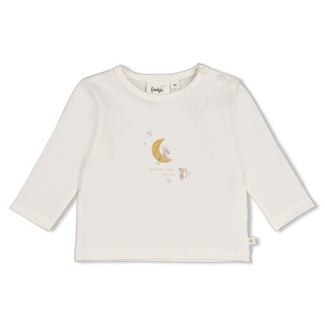 Feetje Babykleding Longsleeve Over the Moon for You Offwhite Feetje Babykleding Longsleeve Over the Moon for You Offwhite
