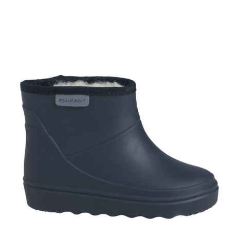 EnFant Regenlaarsjes Thermo Boots Short Solid Blue Night EnFant Regenlaarsjes Thermo Boots Short Solid Blue Night
