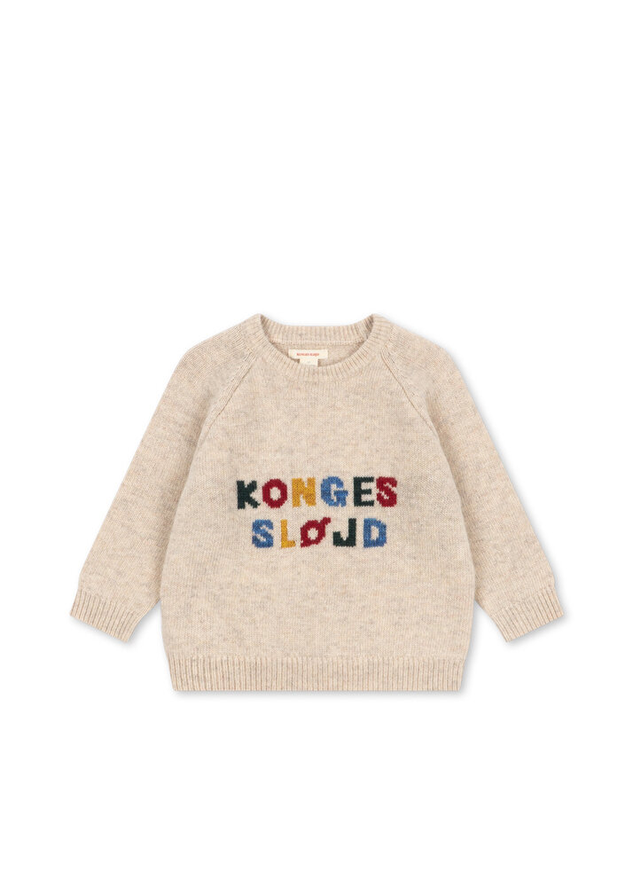 Konges Slojd Gebreide Trui Billi - Off White Konges Slojd Gebreide Trui Billi - Off White