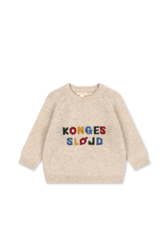 Konges Slojd Gebreide Trui Billi - Off White Konges Slojd Gebreide Trui Billi - Off White
