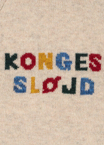 Konges Slojd Gebreide Trui Billi - Off White Konges Slojd Gebreide Trui Billi - Off White