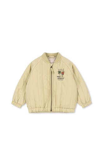 Konges Slojd Juno Bomberjack Pale Olive Green Konges Slojd Juno Bomberjack Pale Olive Green