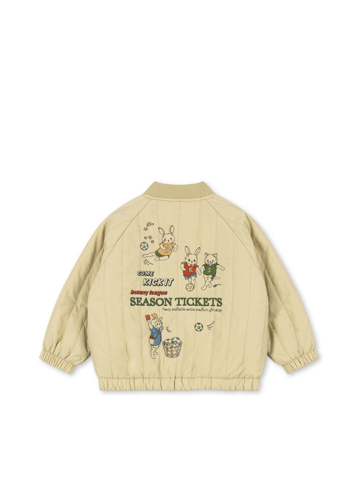 Konges Slojd Juno Bomberjack Pale Olive Green Konges Slojd Juno Bomberjack Pale Olive Green