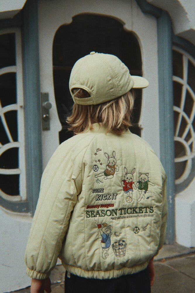Konges Slojd Juno Bomberjack Pale Olive Green Konges Slojd Juno Bomberjack Pale Olive Green