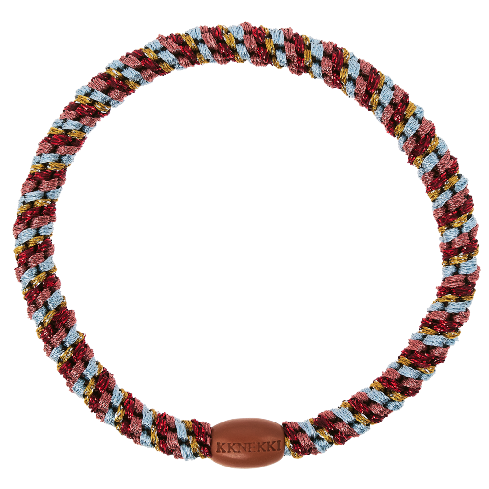 Kknekki Haarelastiekje Slim Bordeaux Curry Kknekki Haarelastiekje Slim Bordeaux Curry