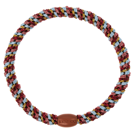 Kknekki Haarelastiekje Slim Bordeaux Curry Kknekki Haarelastiekje Slim Bordeaux Curry
