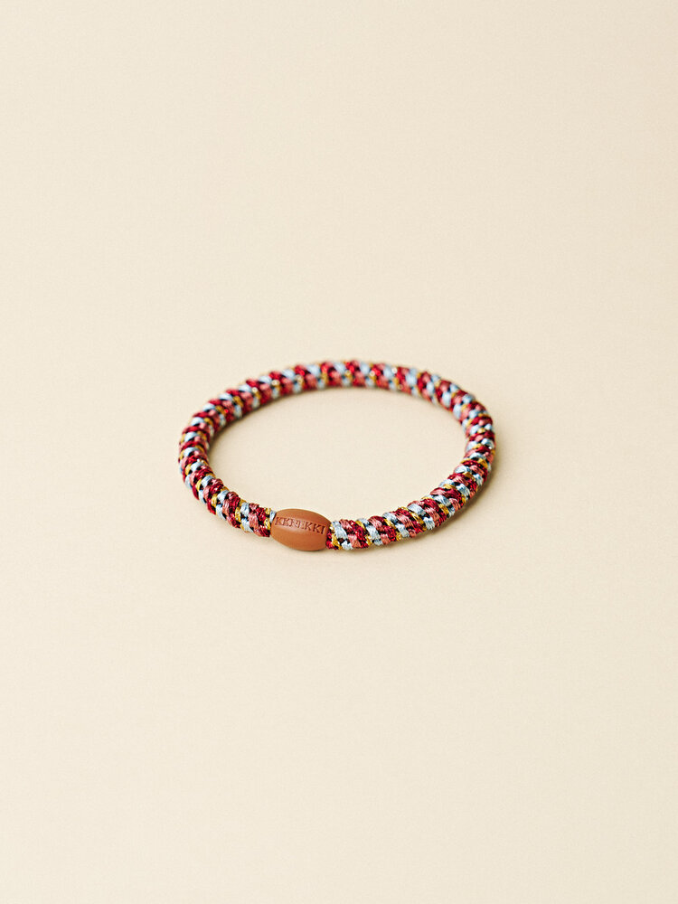 Kknekki Haarelastiekje Slim Bordeaux Curry Kknekki Haarelastiekje Slim Bordeaux Curry