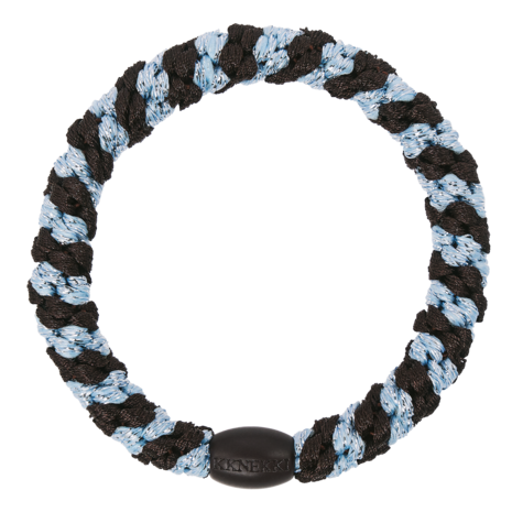 Kknekki Haarelastiekje Brown Seablue Glitter Stripe Kknekki Haarelastiekje Brown Seablue Glitter Stripe