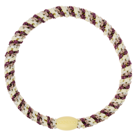Kknekki Haarelastiekje Slim Mix Grape Yellow Kknekki Haarelastiekje Slim Mix Grape Yellow