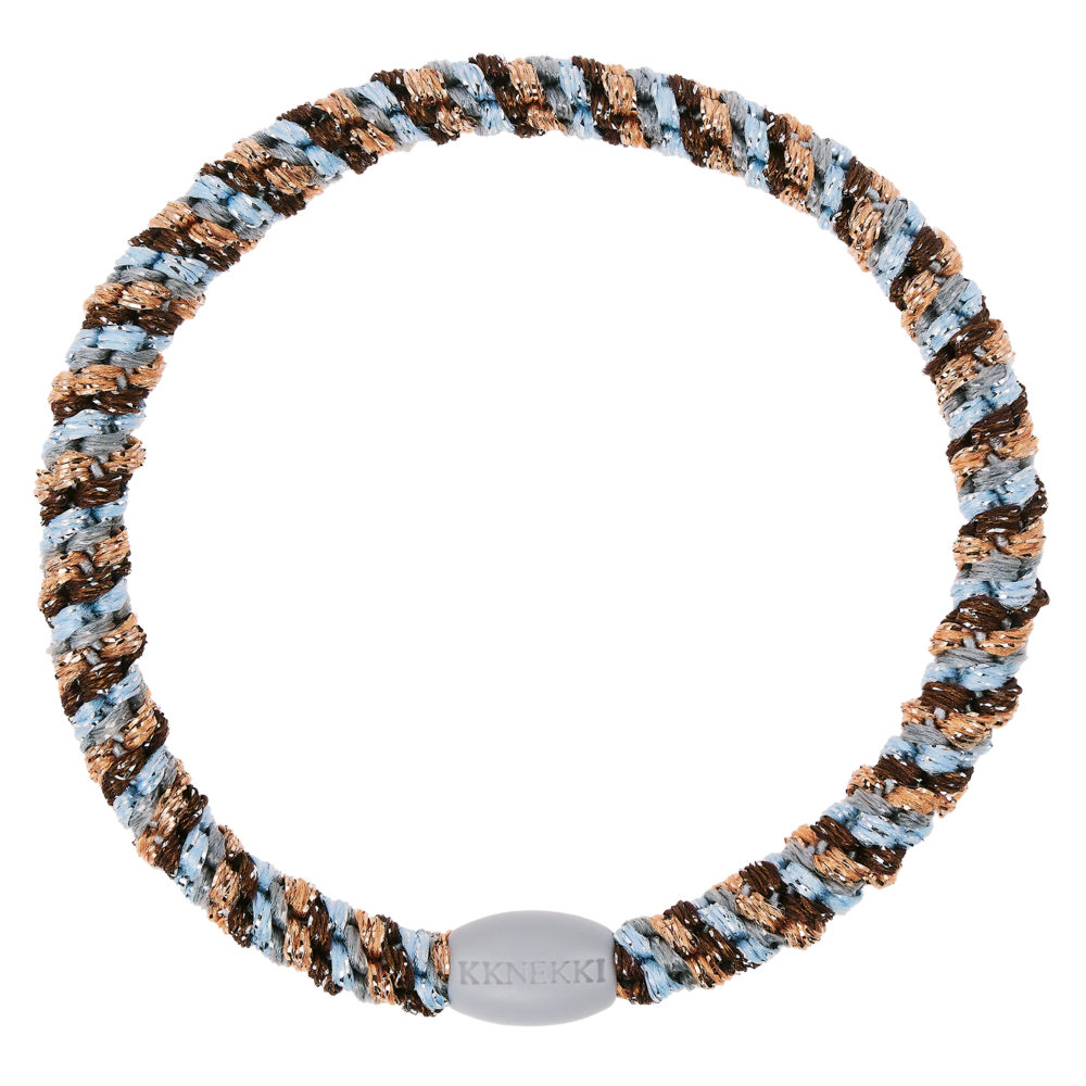 Kknekki Haarelastiekje Slim Mix Rosegold Seablue Kknekki Haarelastiekje Slim Mix Rosegold Seablue