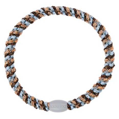 Kknekki Haarelastiekje Slim Mix Rosegold Seablue Kknekki Haarelastiekje Slim Mix Rosegold Seablue