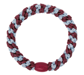 Kknekki Haarelastiekje Rosewood Seablue Glitter Stripe