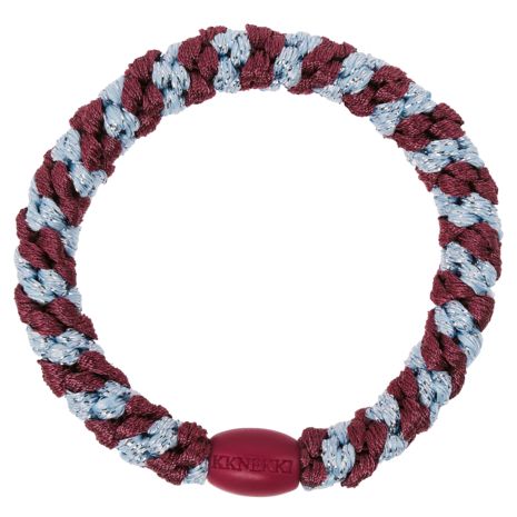 Kknekki Haarelastiekje Rosewood Seablue Glitter Stripe Kknekki Haarelastiekje Rosewood Seablue Glitter Stripe