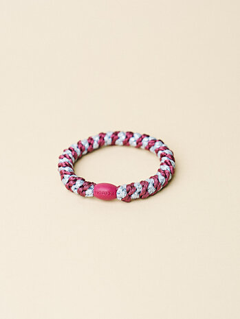 Kknekki Haarelastiekje Rosewood Seablue Glitter Stripe Kknekki Haarelastiekje Rosewood Seablue Glitter Stripe