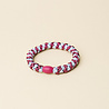 Kknekki Haarelastiekje Rosewood Seablue Glitter Stripe Kknekki Haarelastiekje Rosewood Seablue Glitter Stripe