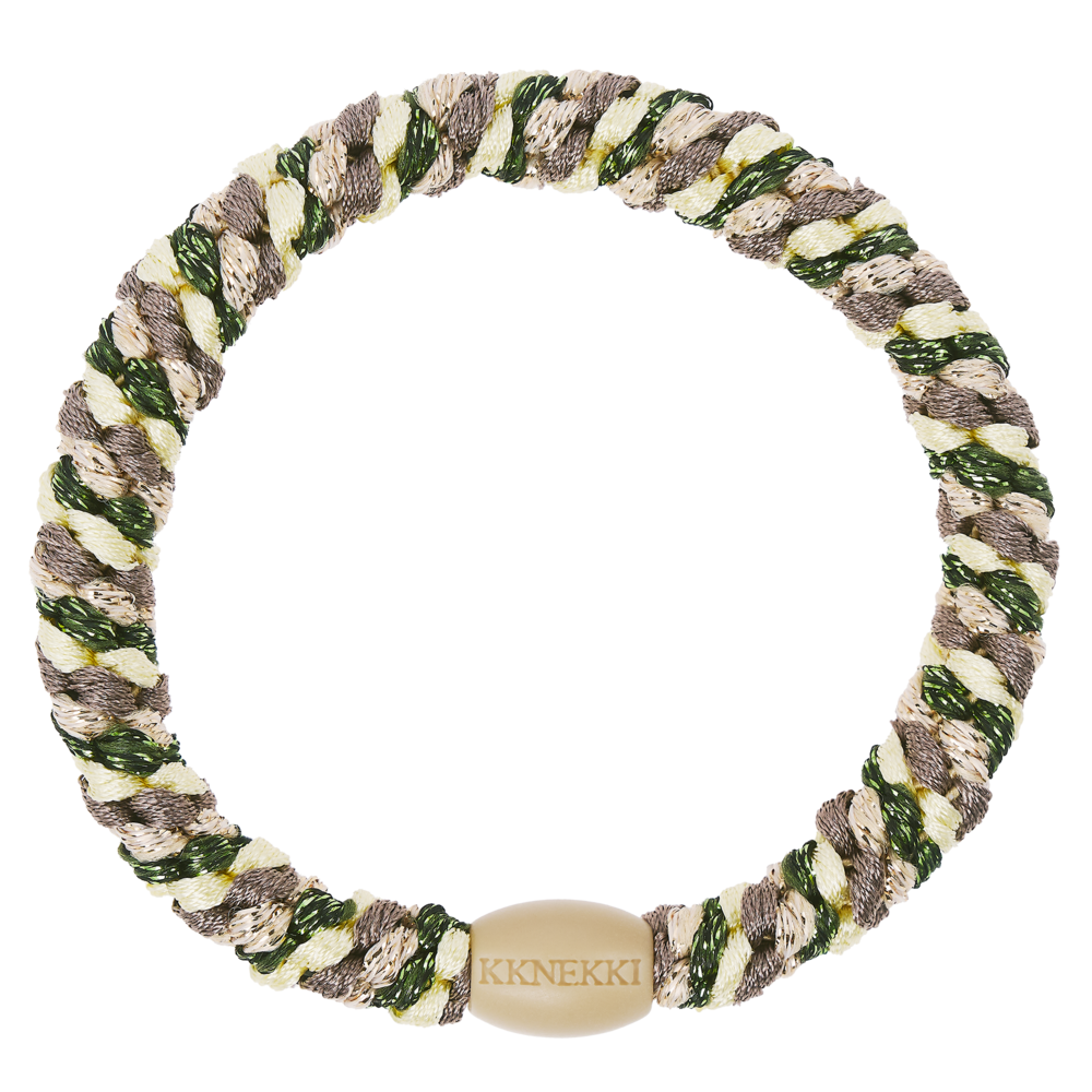 Kknekki Haarelastiekje Mix Army Yellow Kknekki Haarelastiekje Mix Army Yellow