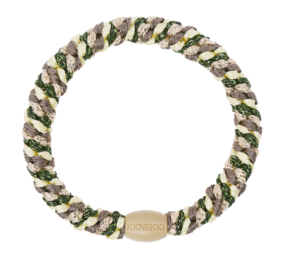 Kknekki Haarelastiekje Mix Army Yellow