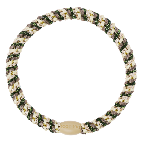 Kknekki Haarelastiekje Slim Mix Army Yellow Kknekki Haarelastiekje Slim Mix Army Yellow