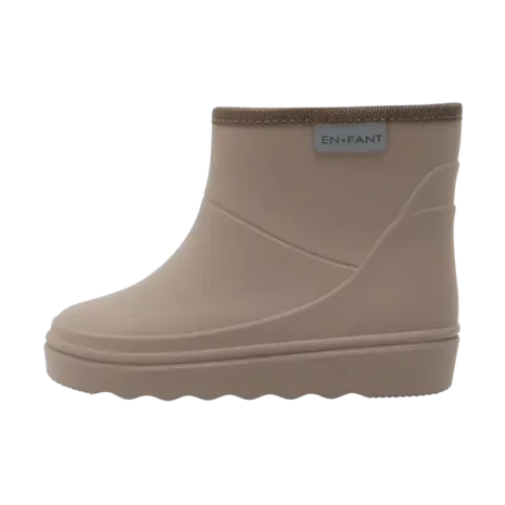 EnFant Regenlaarsjes Thermo Boots Short Pine Bark EnFant Regenlaarsjes Thermo Boots Short Pine Bark