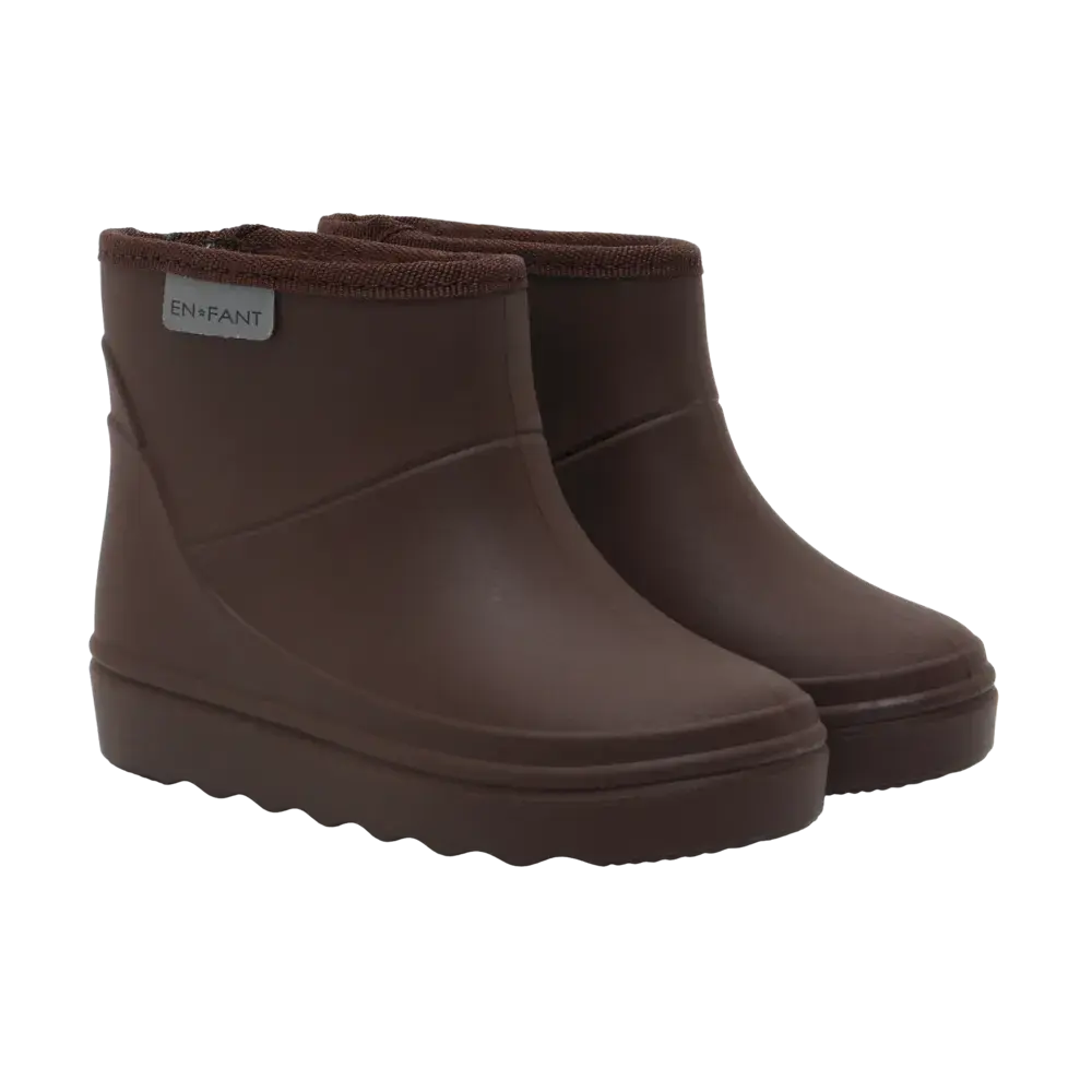 EnFant Regenlaarsjes Thermo Boots Short Coffee Bean EnFant Regenlaarsjes Thermo Boots Short Coffee Bean