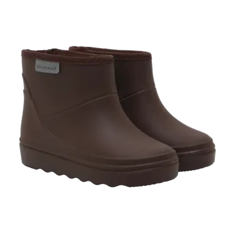 EnFant Regenlaarsjes Thermo Boots Short Coffee Bean EnFant Regenlaarsjes Thermo Boots Short Coffee Bean