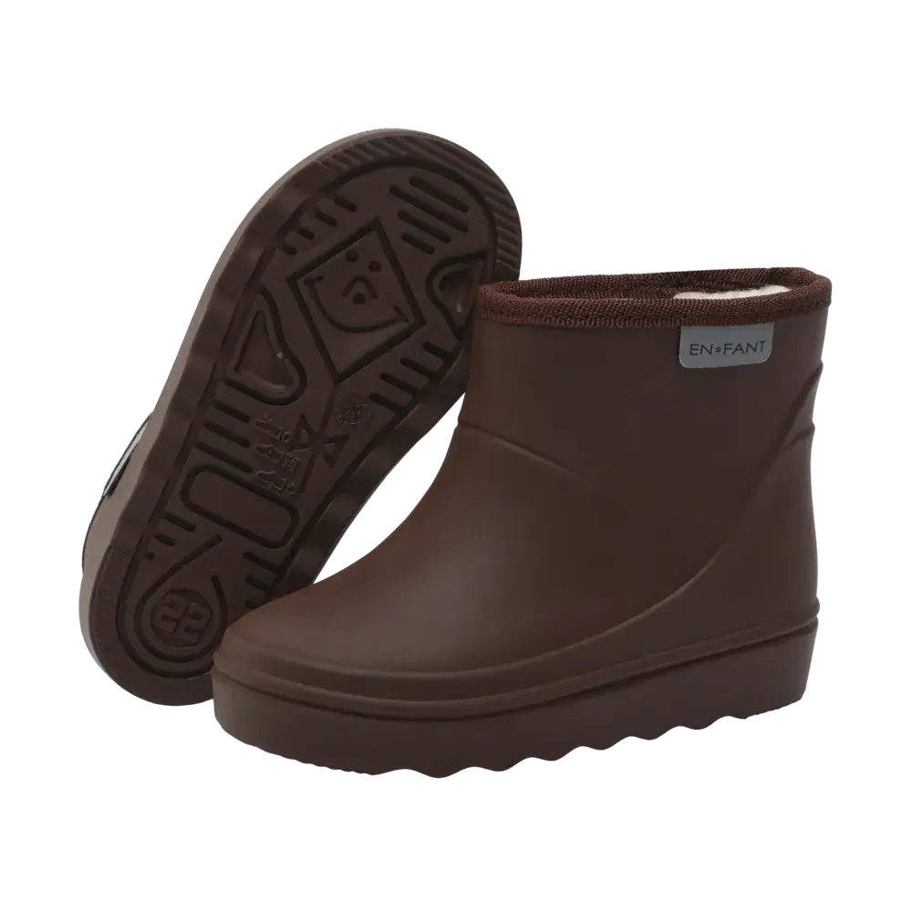 EnFant Regenlaarsjes Thermo Boots Short Coffee Bean EnFant Regenlaarsjes Thermo Boots Short Coffee Bean