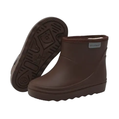 EnFant Regenlaarsjes Thermo Boots Short Coffee Bean EnFant Regenlaarsjes Thermo Boots Short Coffee Bean