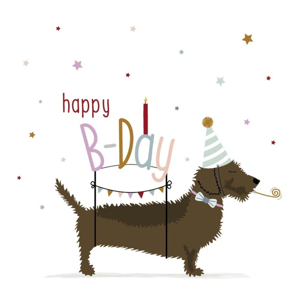 Mevrouw Emmer Wenskaart Happy B-Day! Mevrouw Emmer Wenskaart Happy B-Day!