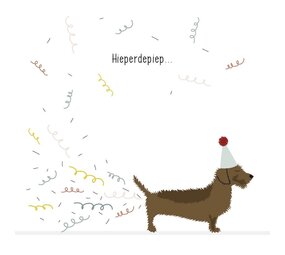 Mevrouw Emmer Wenskaart Hieperdepiep! Mevrouw Emmer Wenskaart Hieperdepiep!