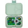 Yumbox Panino broodtrommel 4 vakken Sage Green Jungle Tray