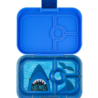 Yumbox Panino broodtrommel 4 vakken Surf Blauw Haai Tray