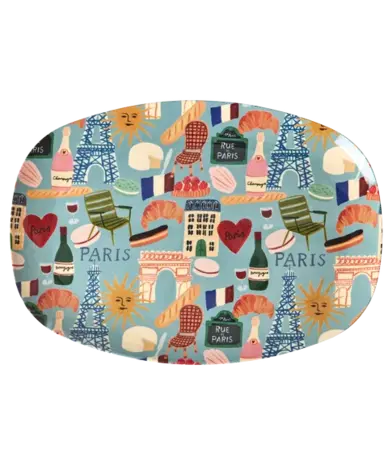 Rice Rechthoekig Bord - Paris Mon Amour